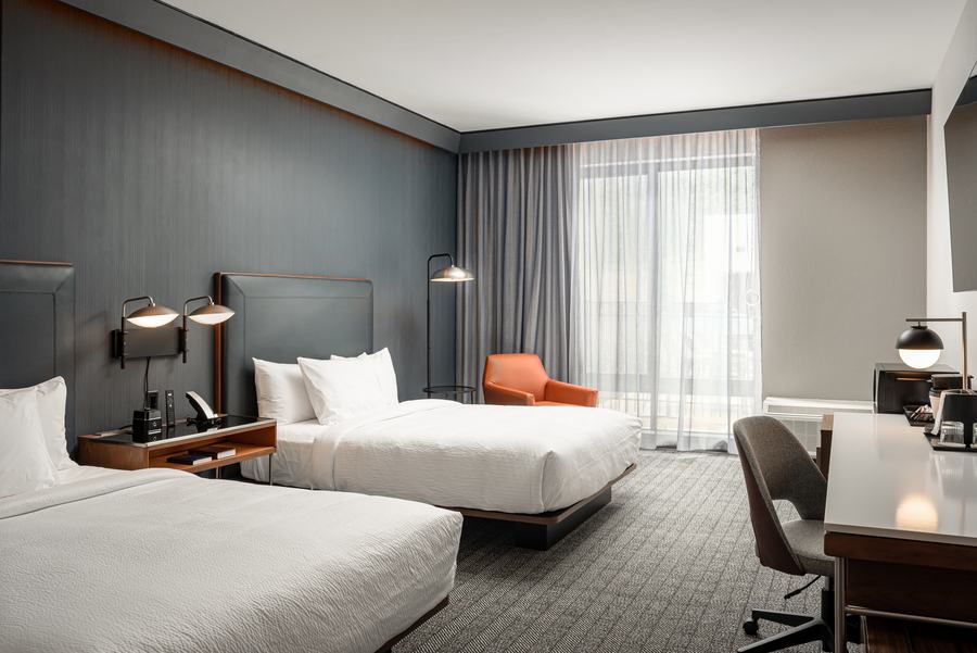 Double queen guest room