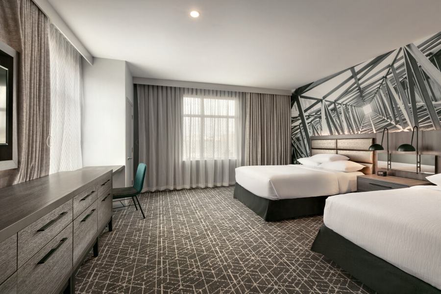 Two-queen city view suite