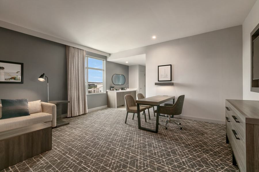 City view suite living area