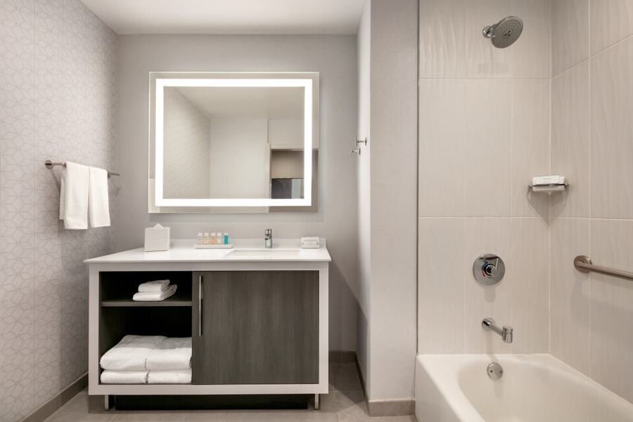 Standard guest bathroom