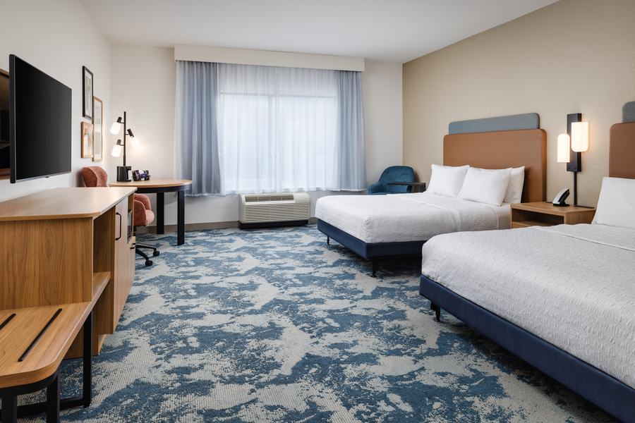Accessible two-queen guest room