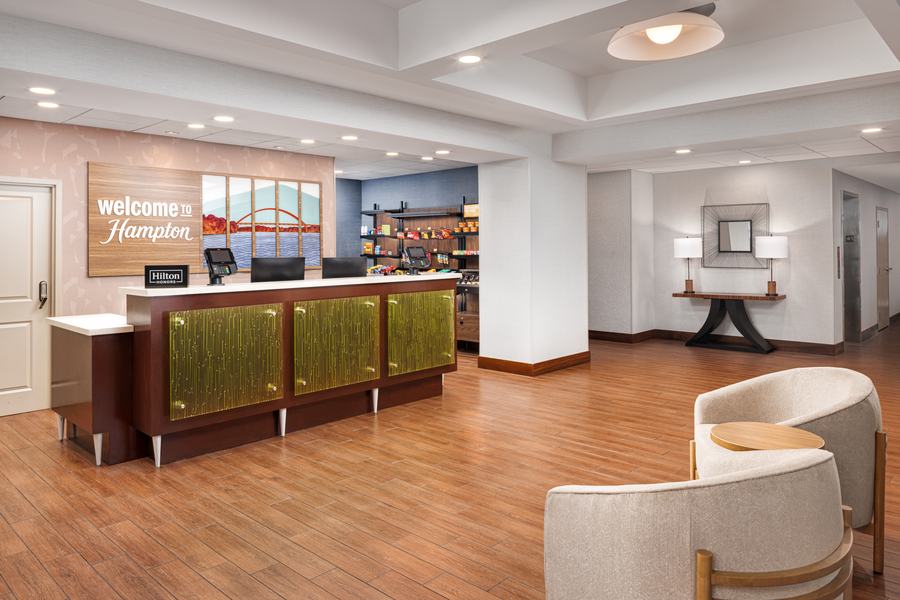 Lobby and front desk