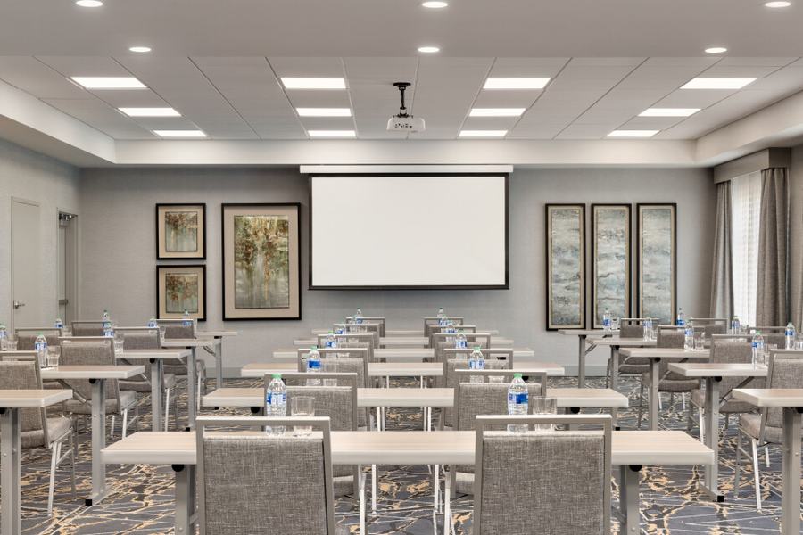 Classroom-style meeting room